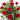A Dozen Red Roses With Vase